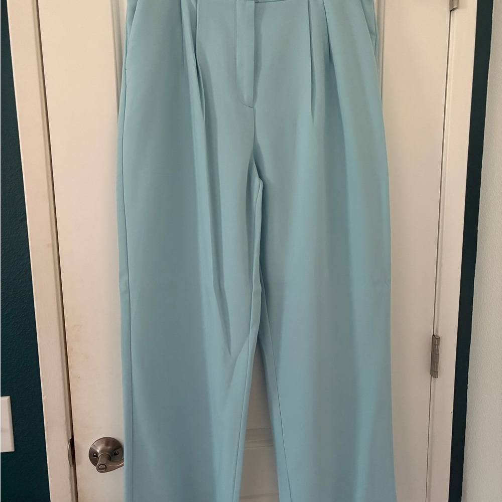 NWT Abercrombie & Fitch Light Blue Sloane Trousers